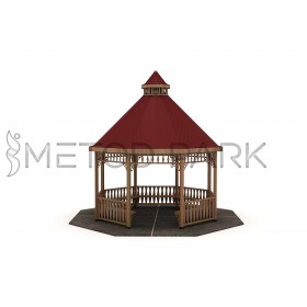 52 K Wooden Octagonal Gazebo